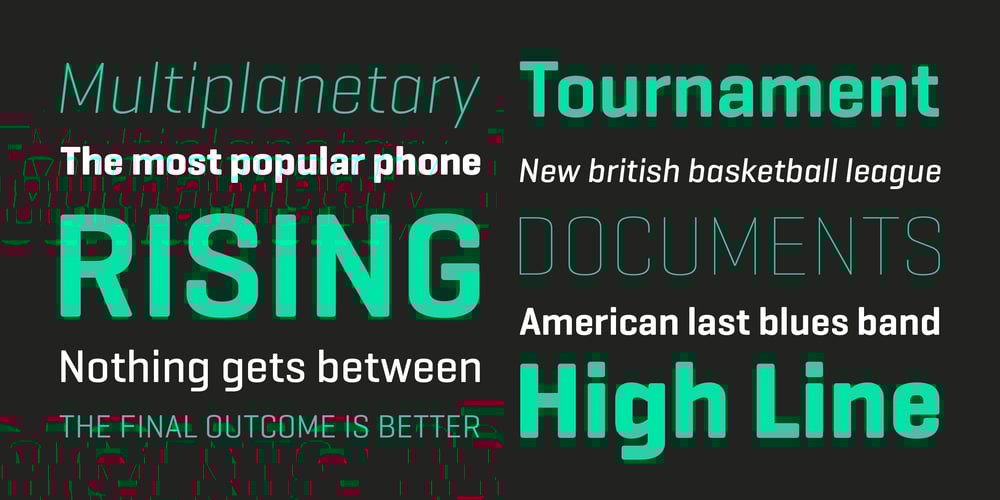 Geogrotesque font