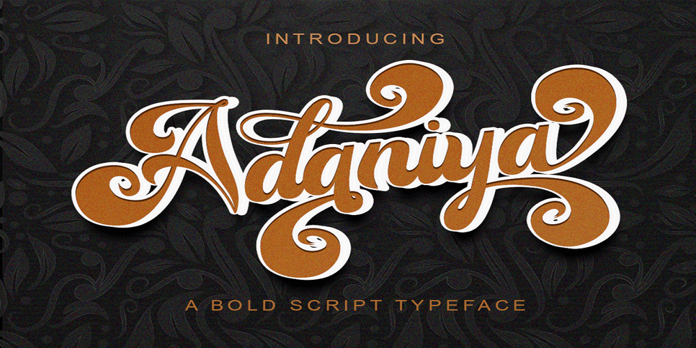 Adaniya font