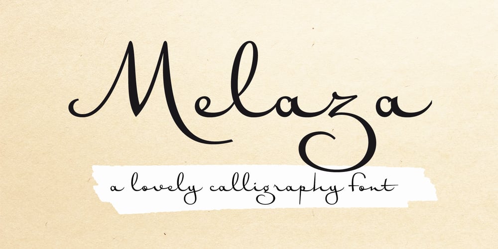 Melaza font