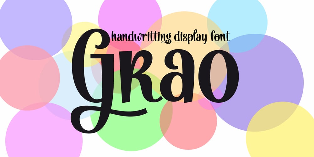Grao font