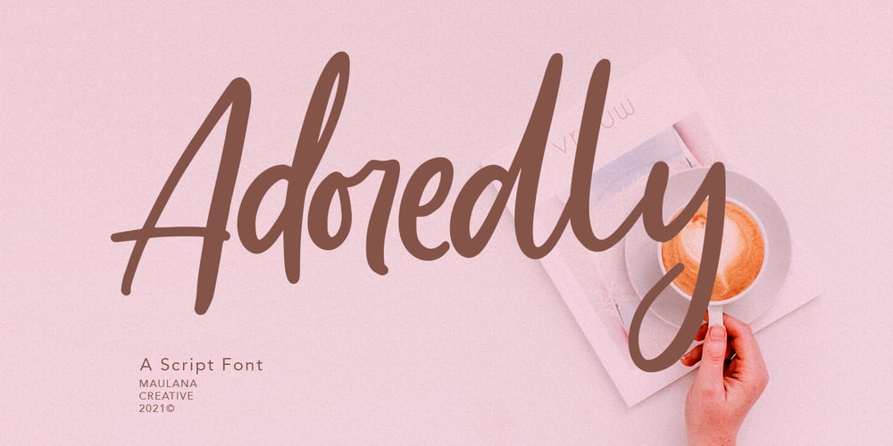 Adoredly font