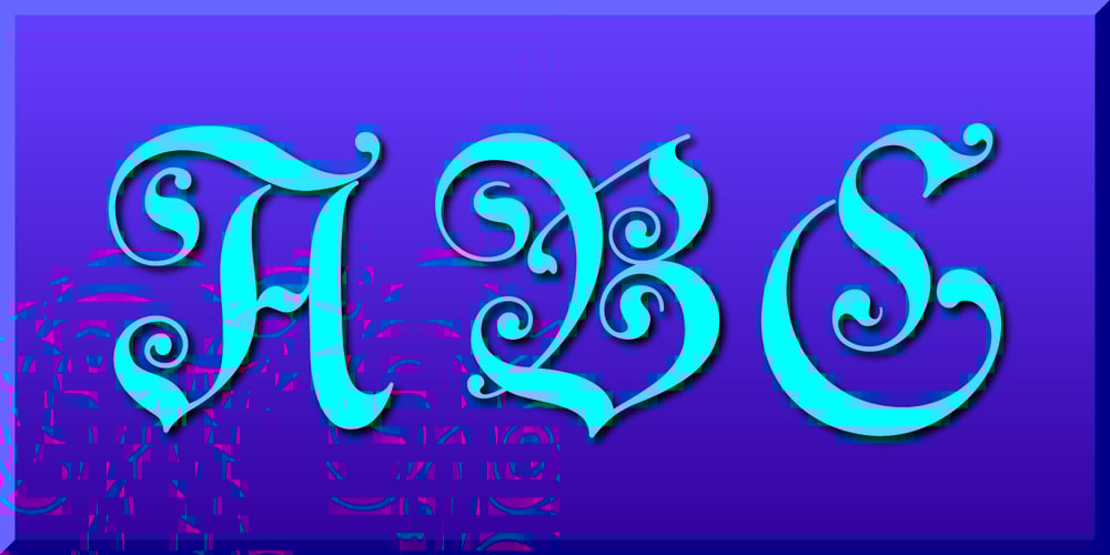 Gothic Initials One font