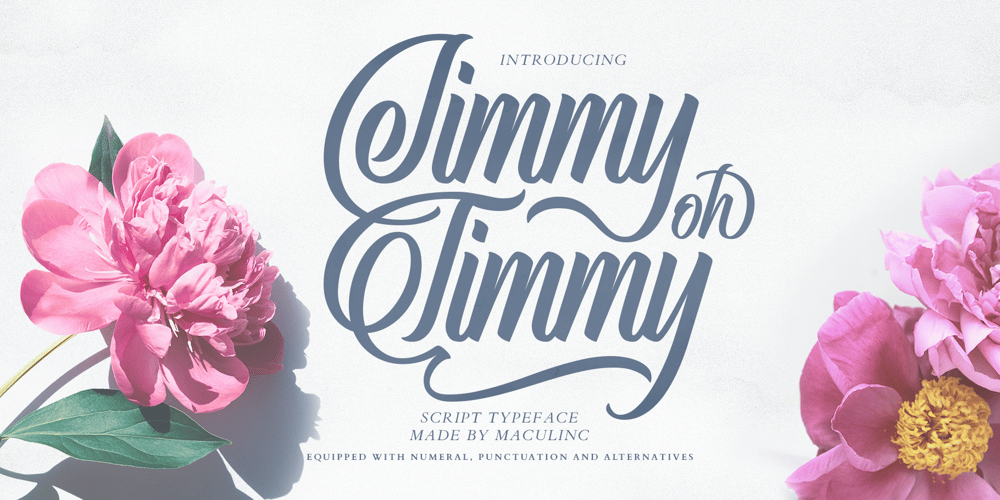 Jimmy Oh Timmy font