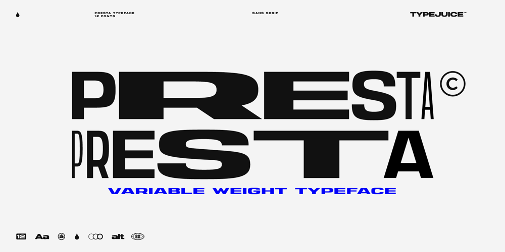 Presta font