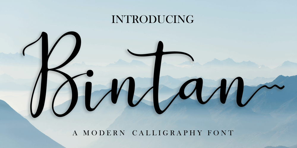 Bintan font