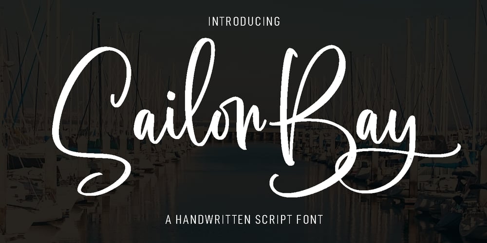 Sailor Bay font