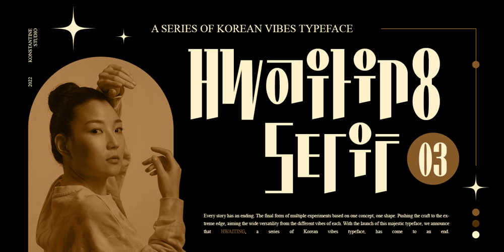 Hwaiting Serif font