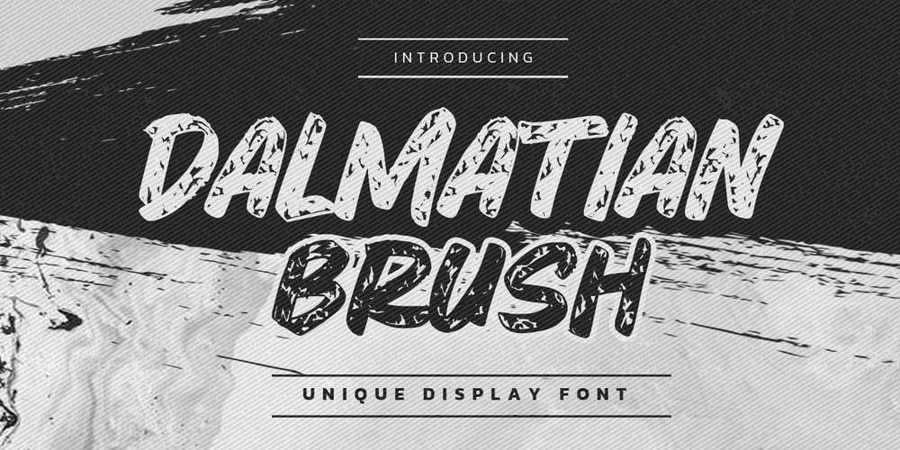 Dalmatian Brush font