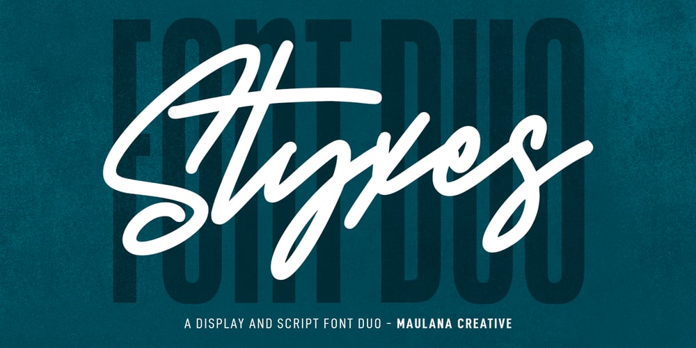 Styxes font