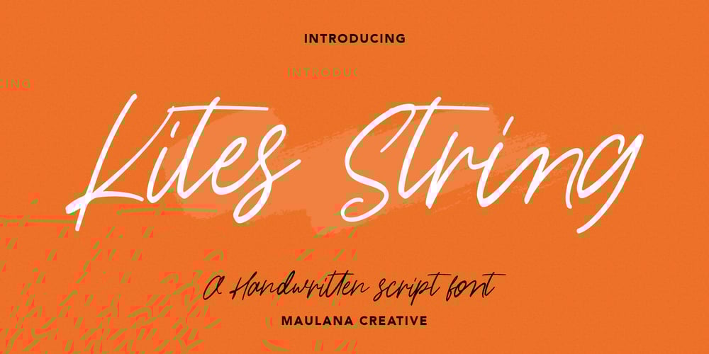 Kites String font