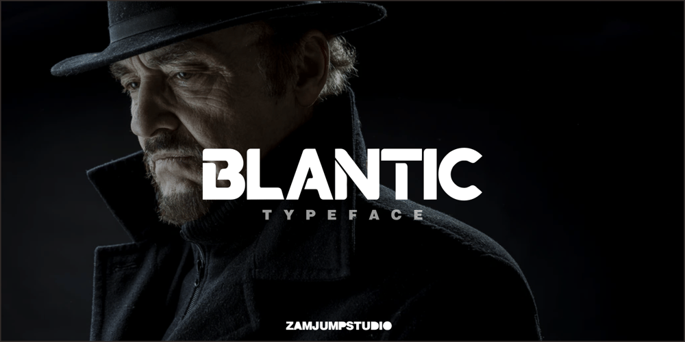 Blantic font
