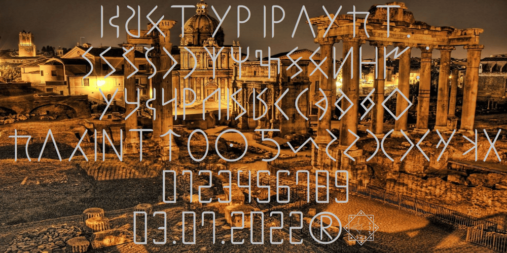 Ongunkan Sidetic font