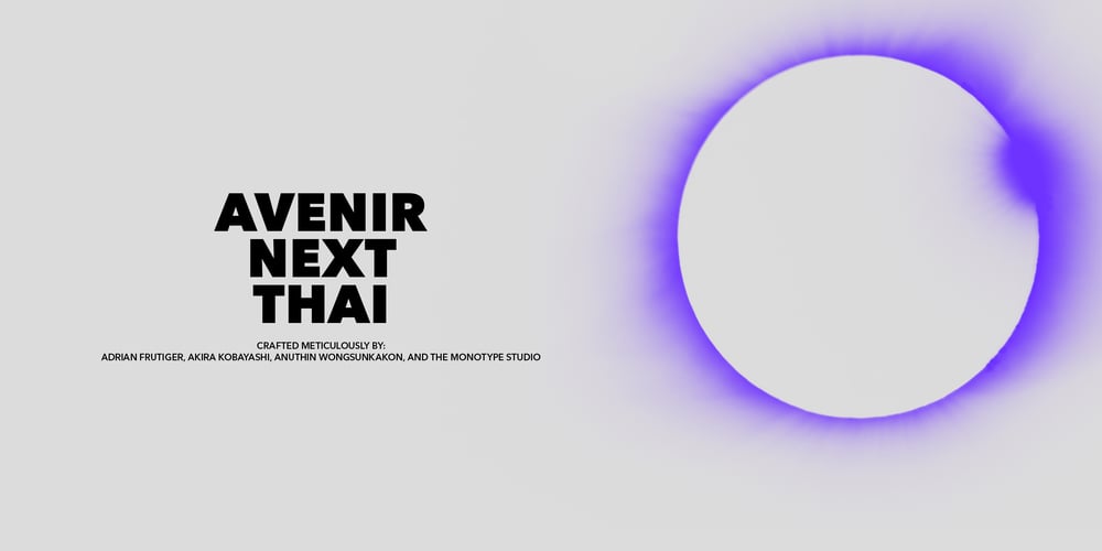 Avenir Next Thai font