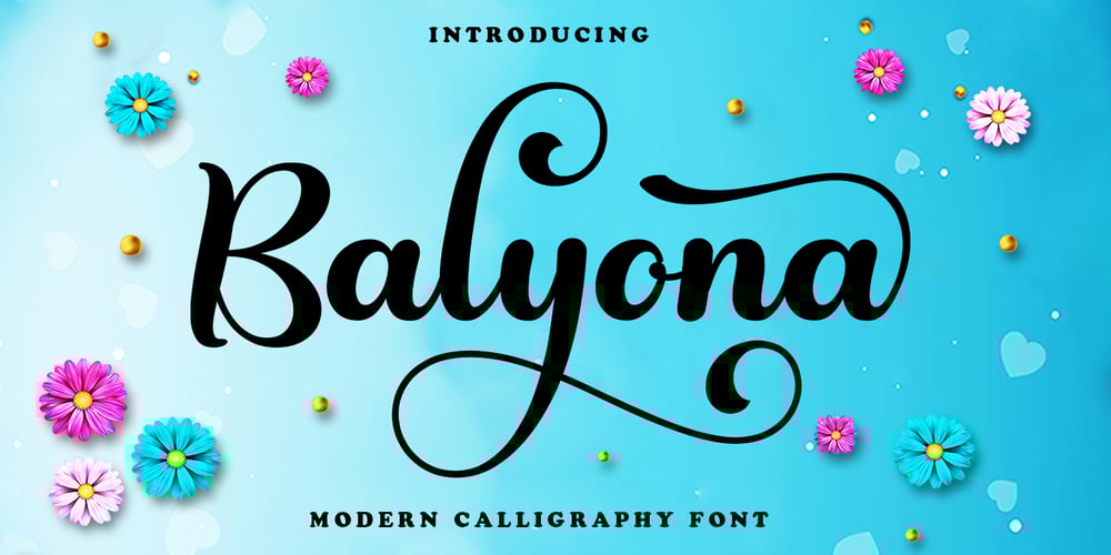 Balyona font