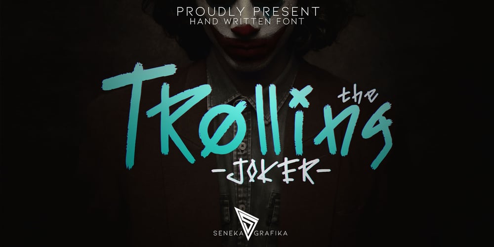 The Trolling Joker font