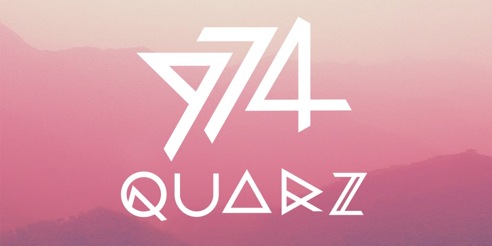Quarz 974 font