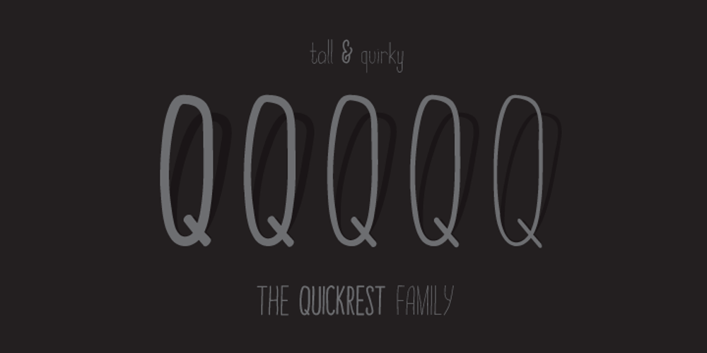 Quick Rest font