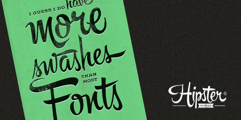 Hipster Script Pro font