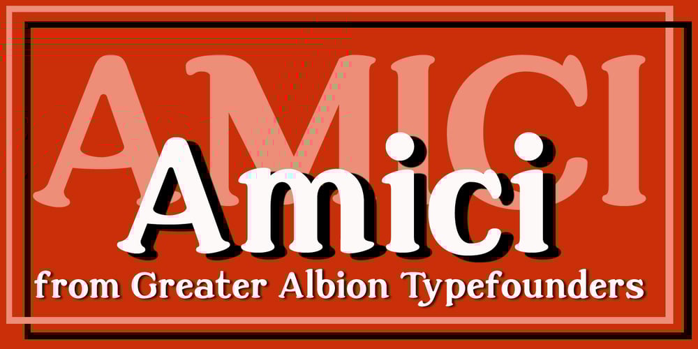 Amici font