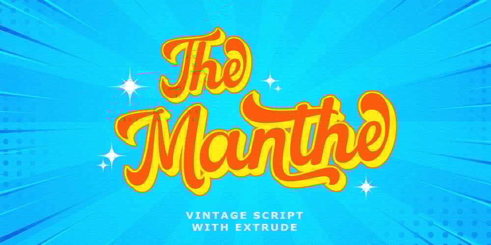The Manthe font