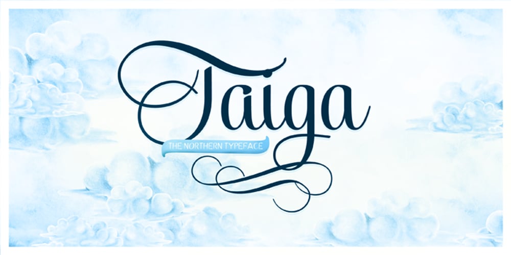 Taiga font