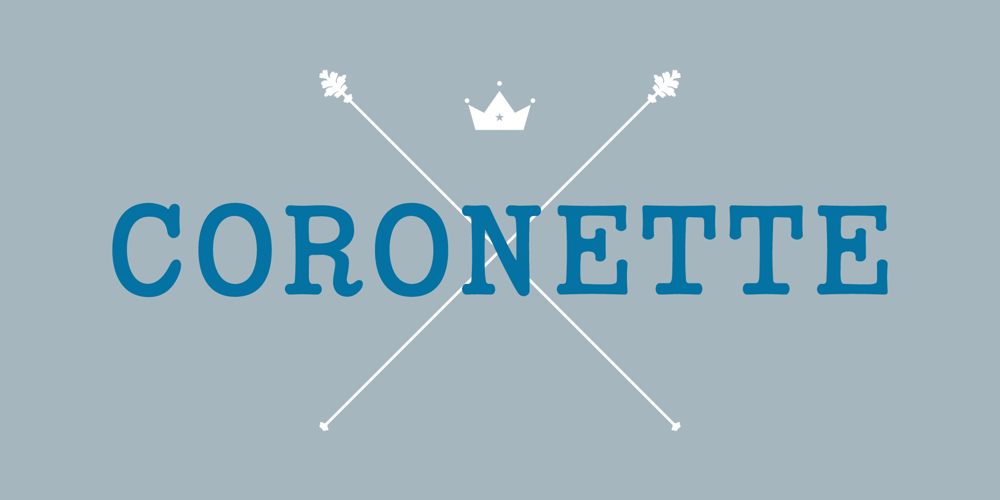 Coronette font