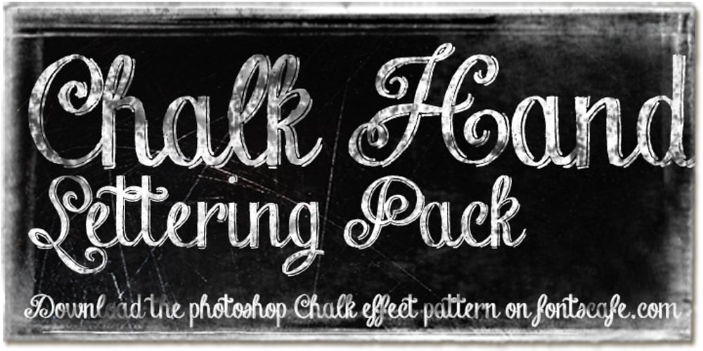 Chalk Hand Lettering font
