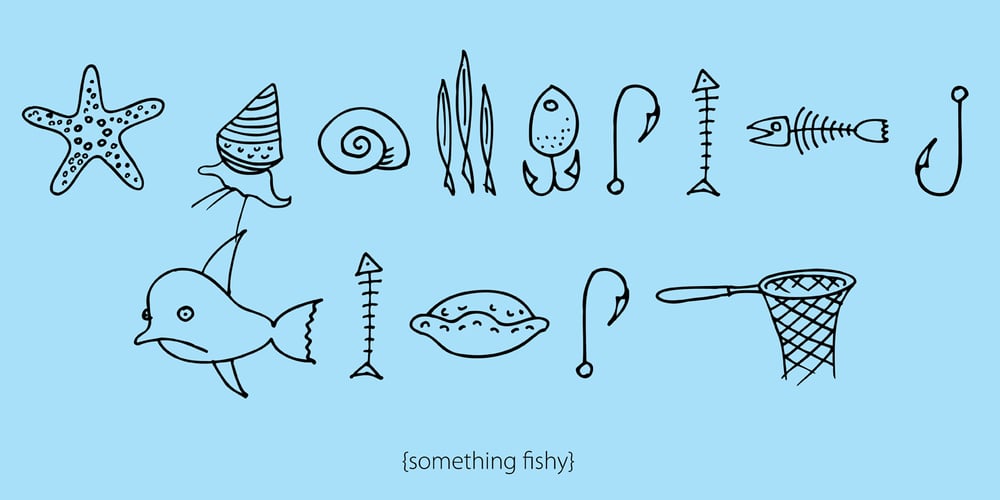 Something Fishy font