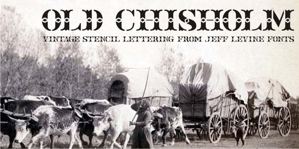 Old Chisholm JNL font