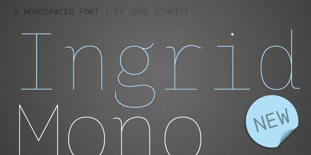 Ingrid Mono font