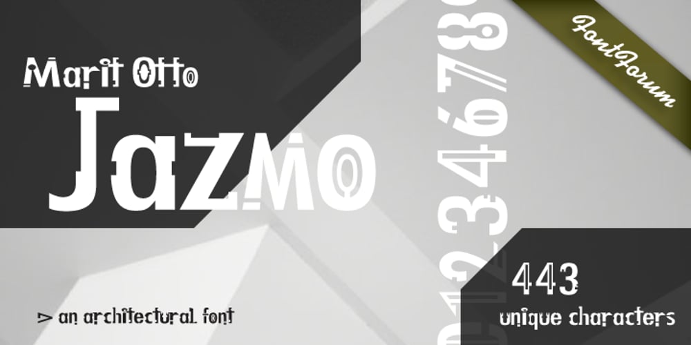 Jazmo font
