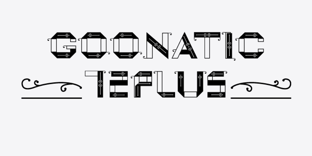 Goonatic 72 Plus font