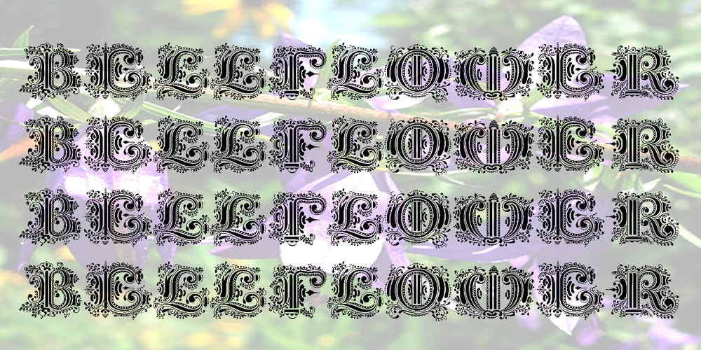 Bellflower font