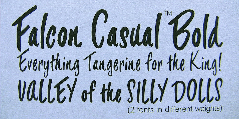 Falcon Brushscript font