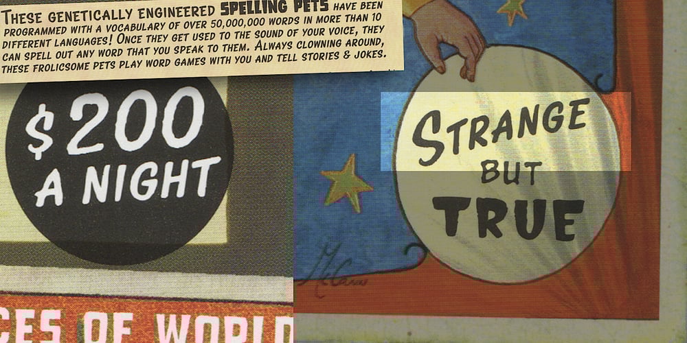Sideshow font