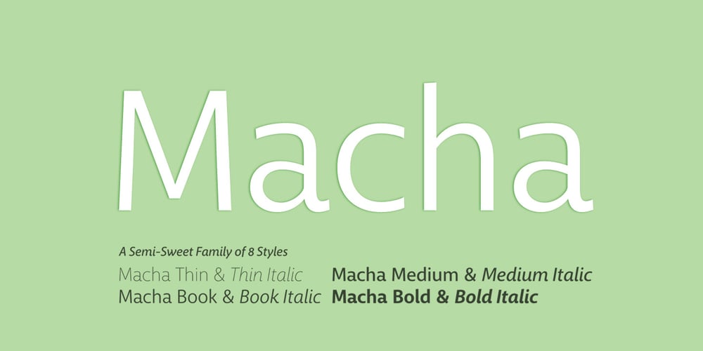 Macha font