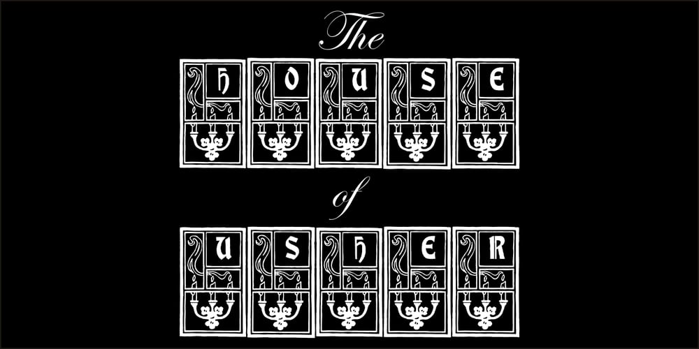 The House Of Usher font