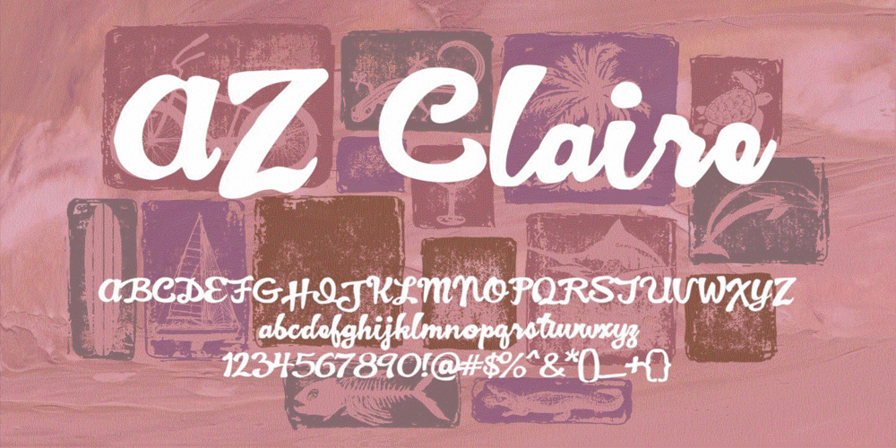 AZ Claire font