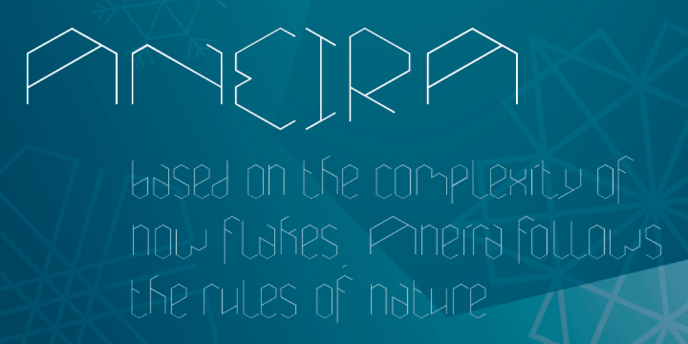 Aneira font