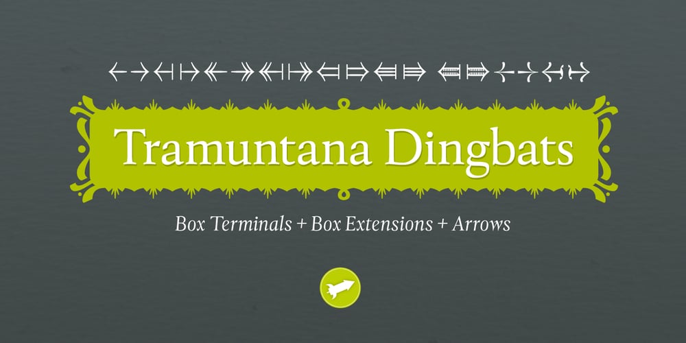 Tramuntana Dingbats font