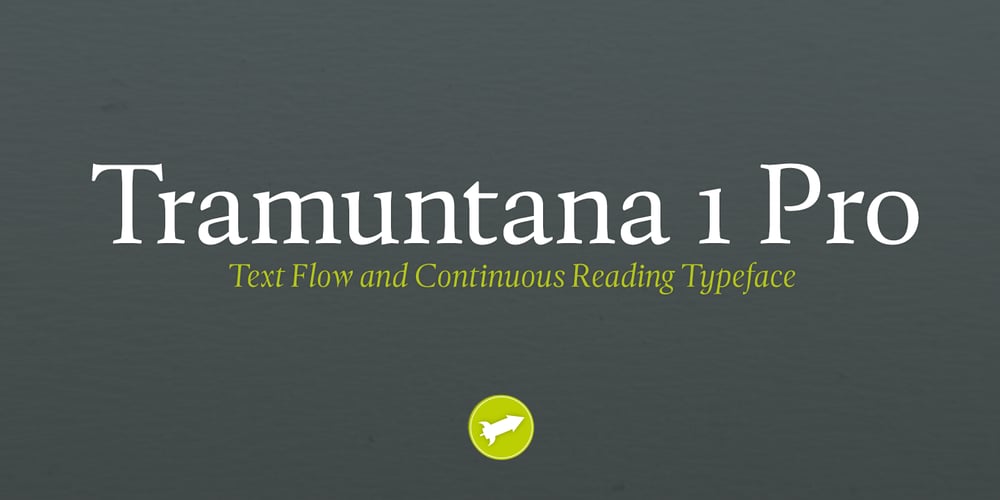Tramuntana 1 Pro font