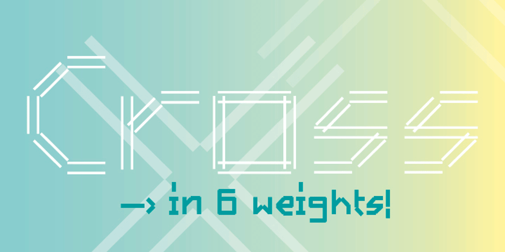 Cross font