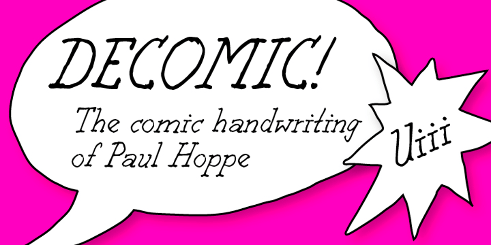 Decomic Oblique font