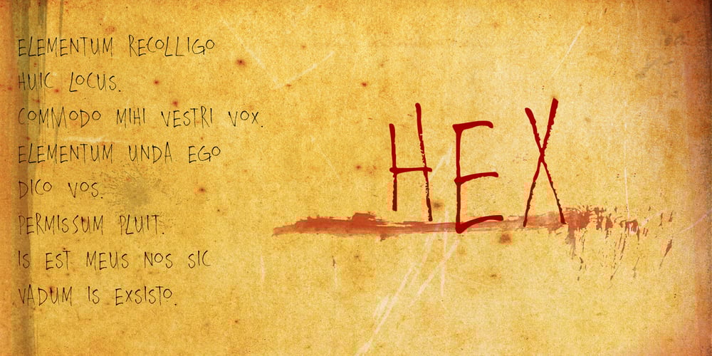 Hex font
