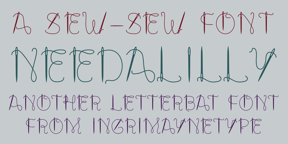NeedALilly font
