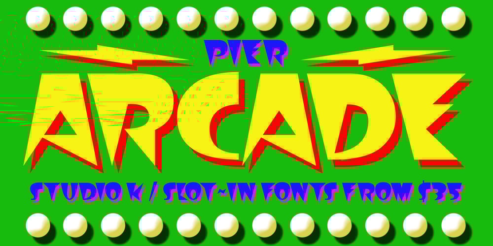 Pier Arcade font