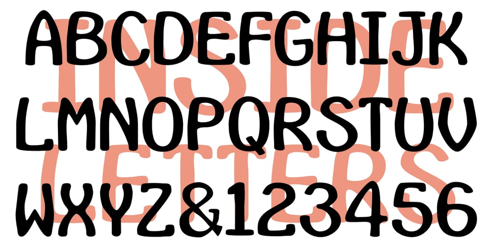 InsideLetters font