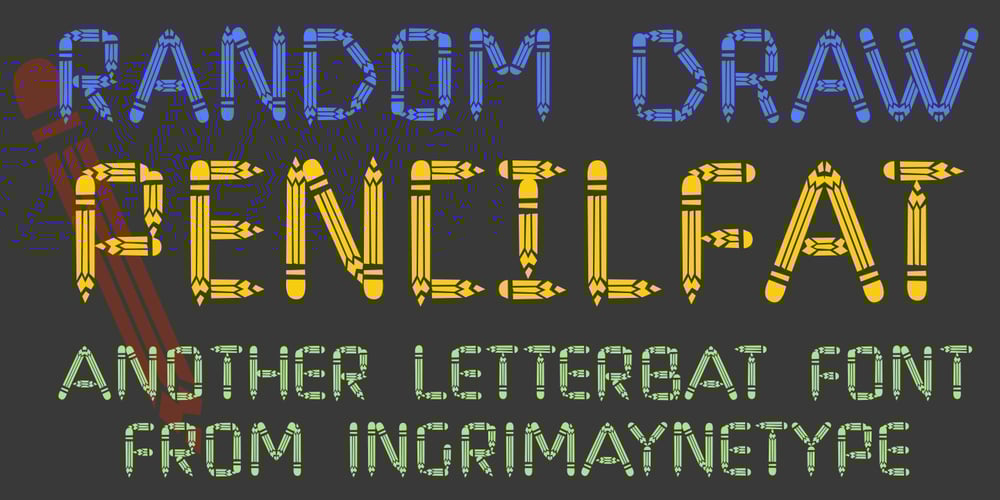 Pencil font