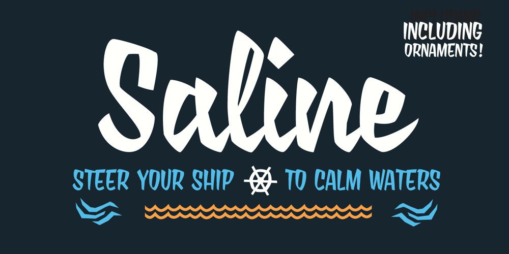 Saline font