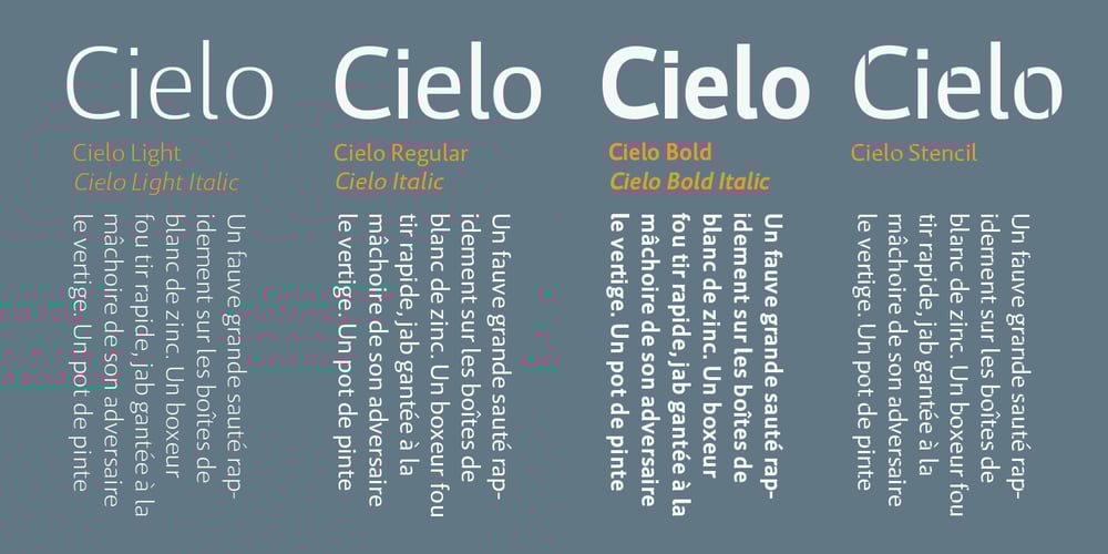 Cielo font
